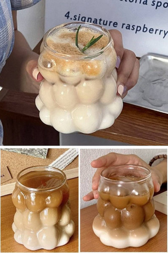 لیوان حباب دار پیرکس بدون دسته