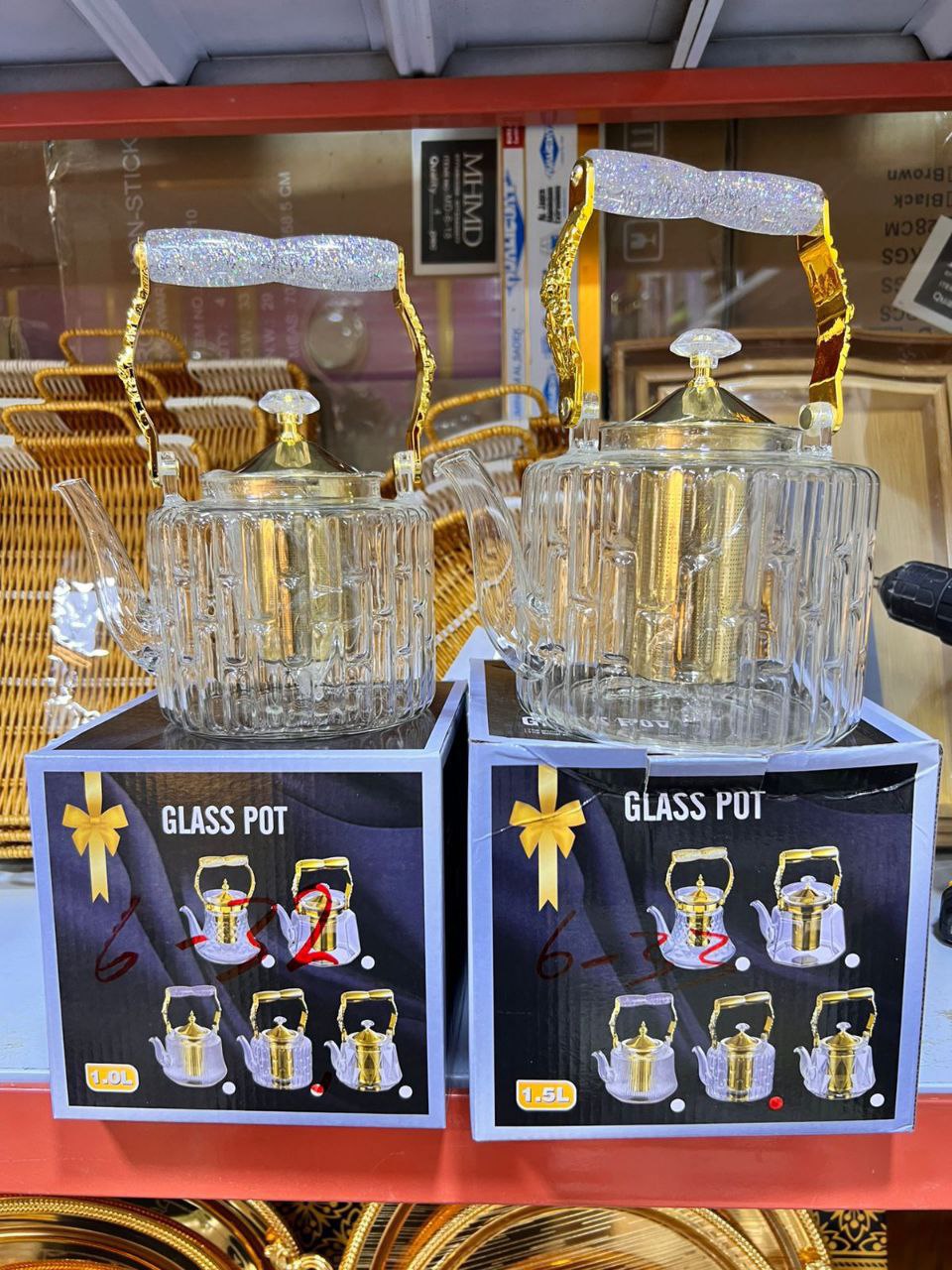 کتری پیرکس واراداتی 1.5 لیتر شعله مستقیم