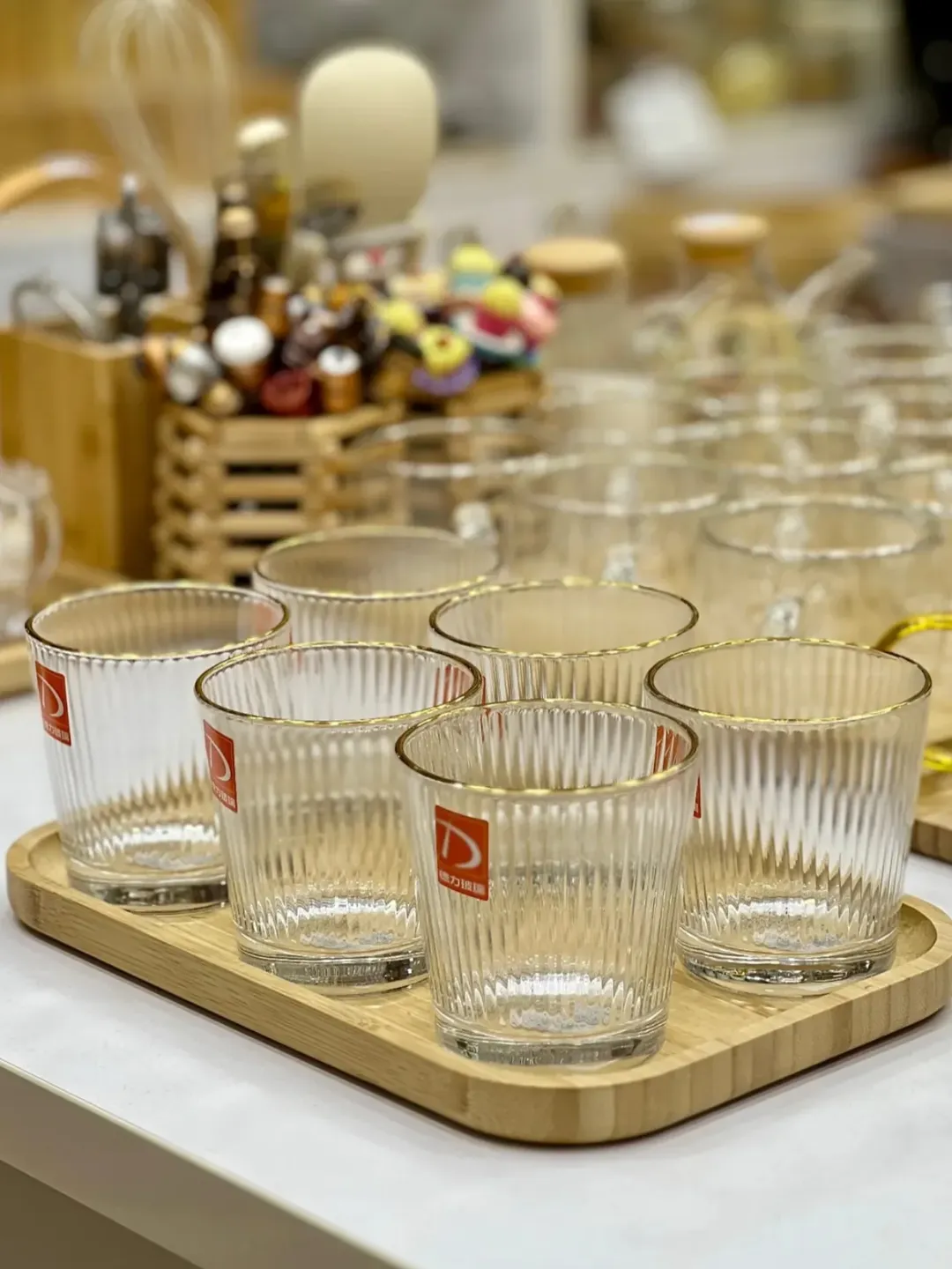 لیوان بلور وارداتی پک شش عددی